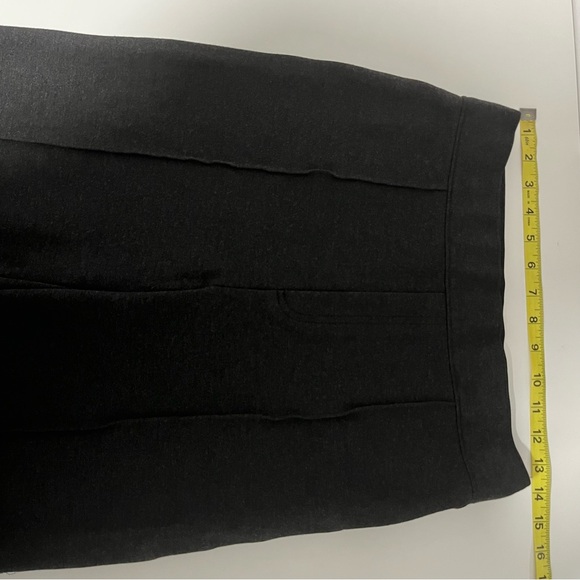 Spanx The Perfect Fit Spanxsmooth Ponte Flare Seam Pants Gray M - Picture 11 of 13